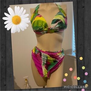 BIKINI AS SHOWN SIZE M WITH PADDED BREAST CUPS &